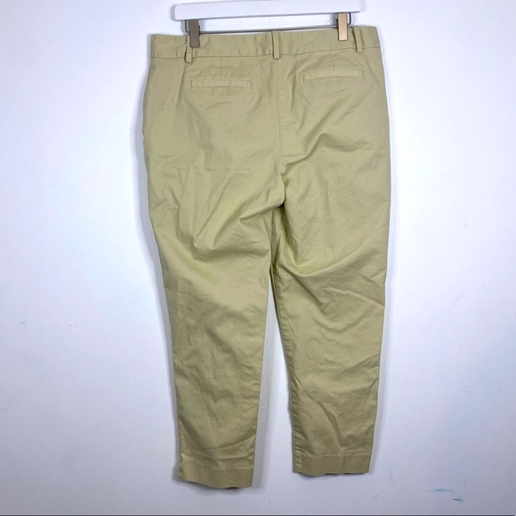 NAUTICA Size 12 Tan Khaki Cropped Casual Capri Pants - Picture 2 of 5